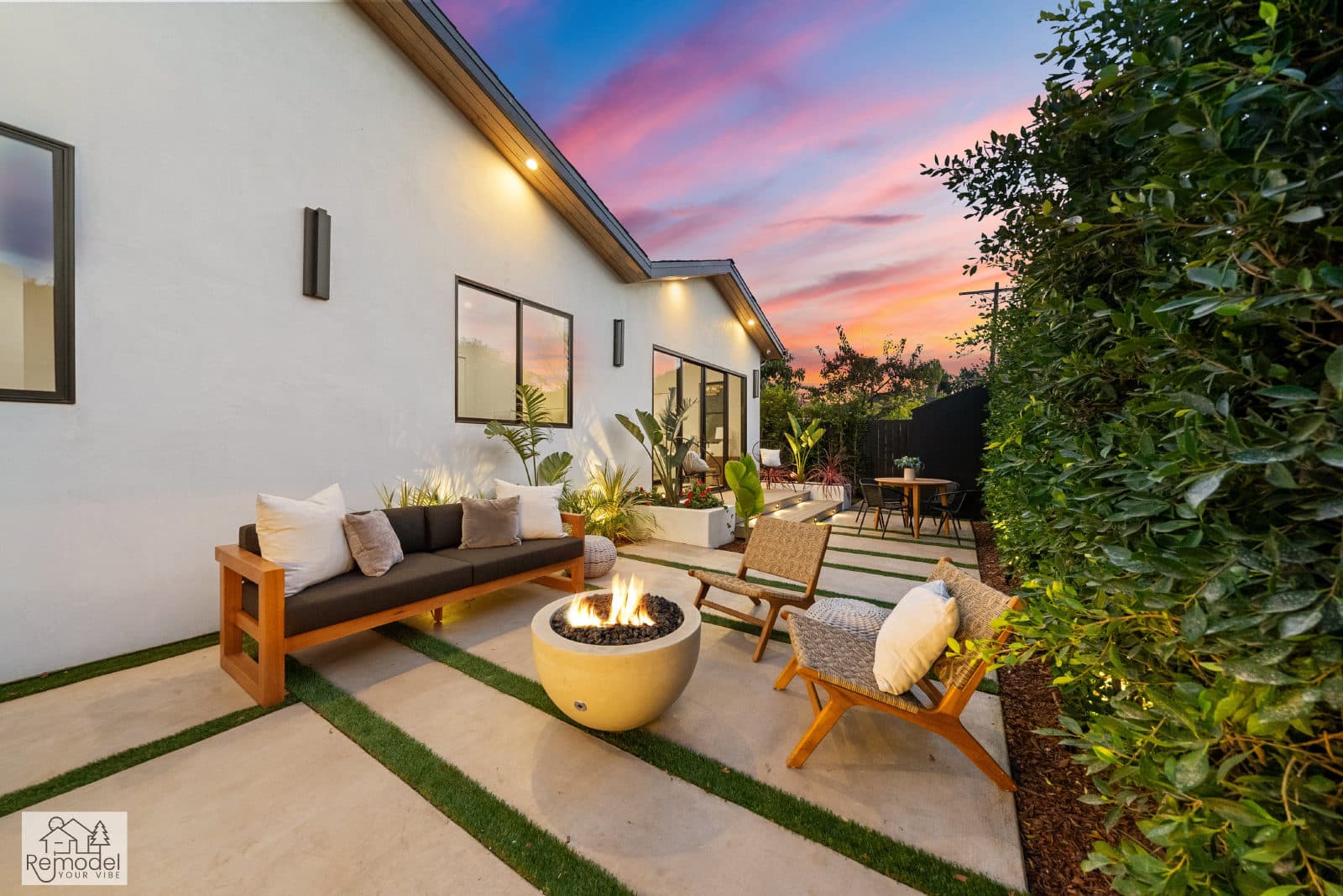 Outdoor Lounge & Fire Feature, view 1