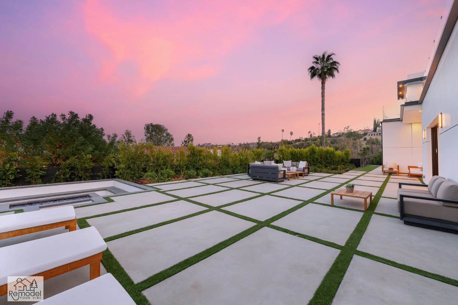 Twilight Pool & Fire Pit, view 2