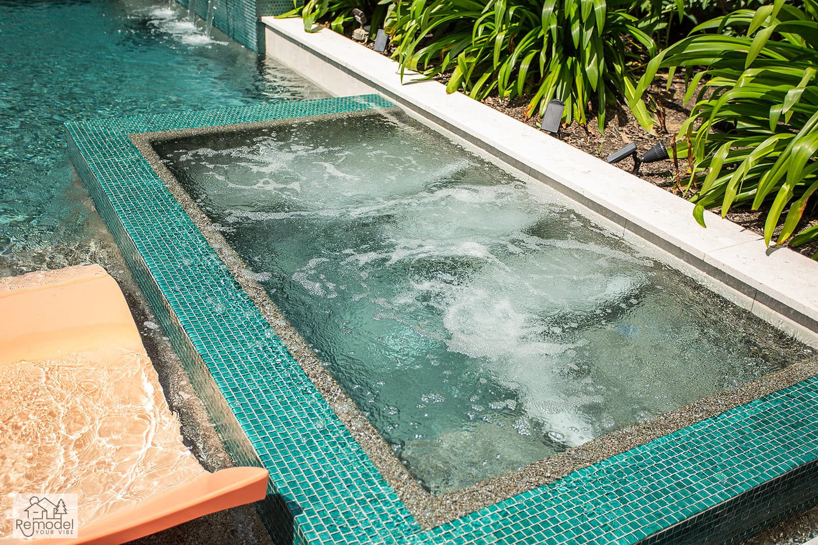 Backyard Pool & Water Feature, view 3
