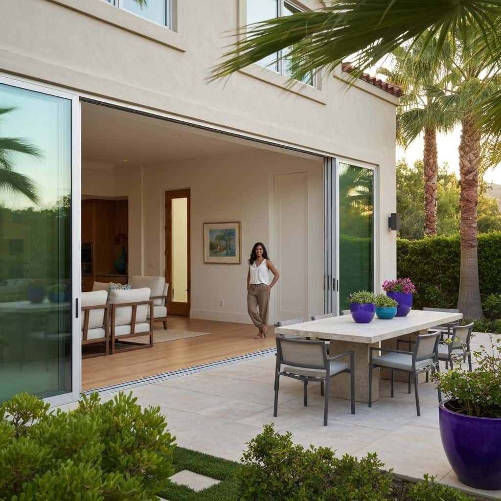 Luxury California home with seamless indoor-outdoor design and flow