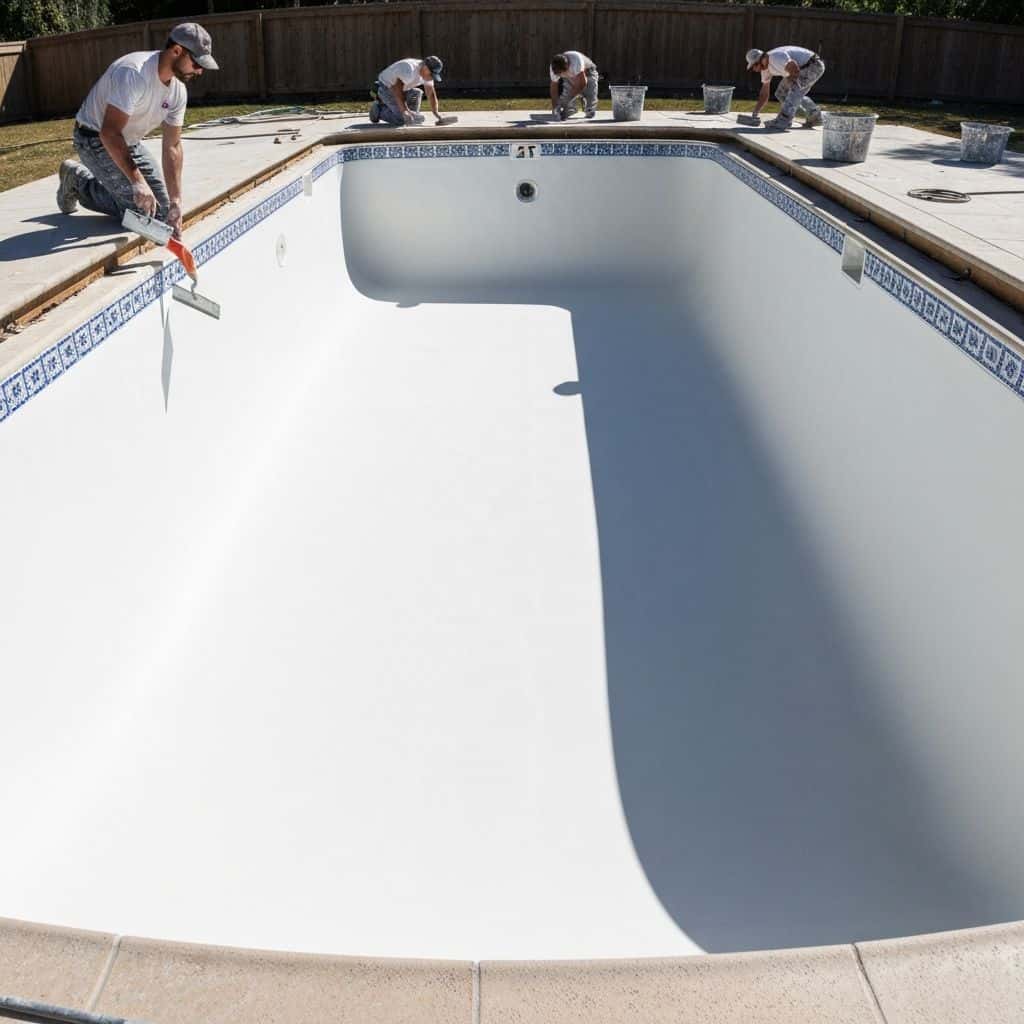 Pool plaster color options