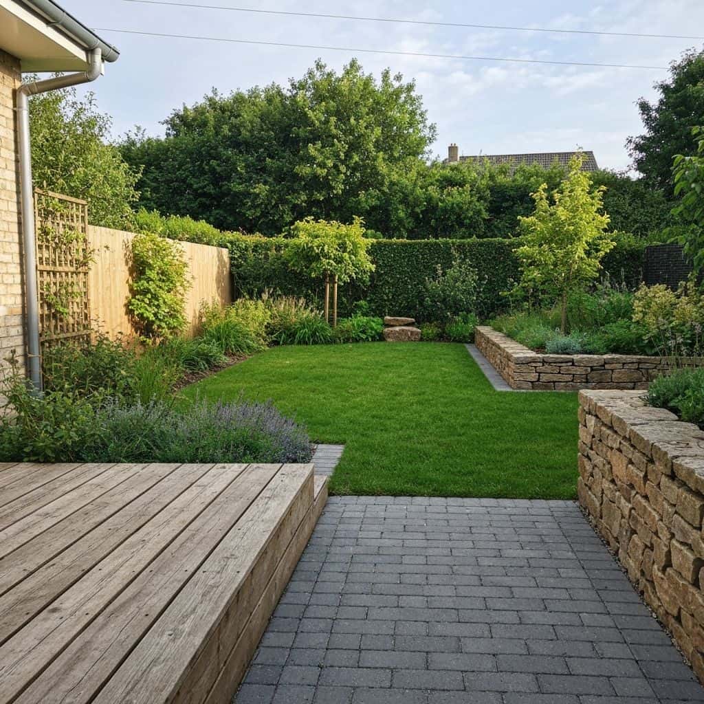 Gravel and mulch comparison